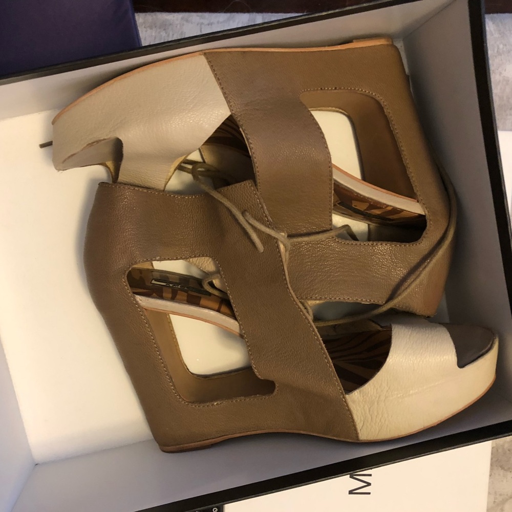 Lace Up Wedge